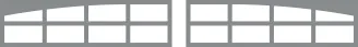 Double Stockton Arch Decorative Insert, 40 x 13