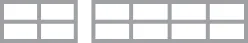 Stockton Decorative Inserts, 21 x 13 and 40 x 13
